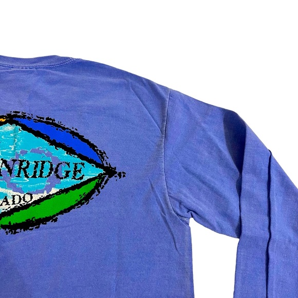 Breckenridge Long Sleeve T Shirt Multi Color Logo - Picture 12 of 16